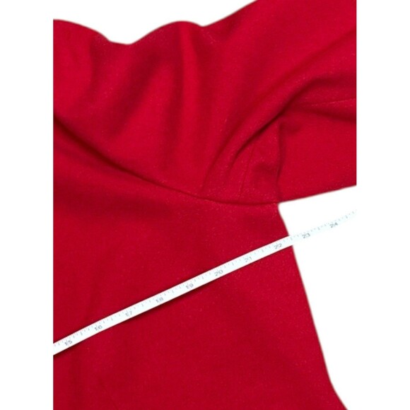 Chico’s Everyday Solid Pointe Red Animal Print Lined Jacket Size 2 Business - Picture 6 of 9